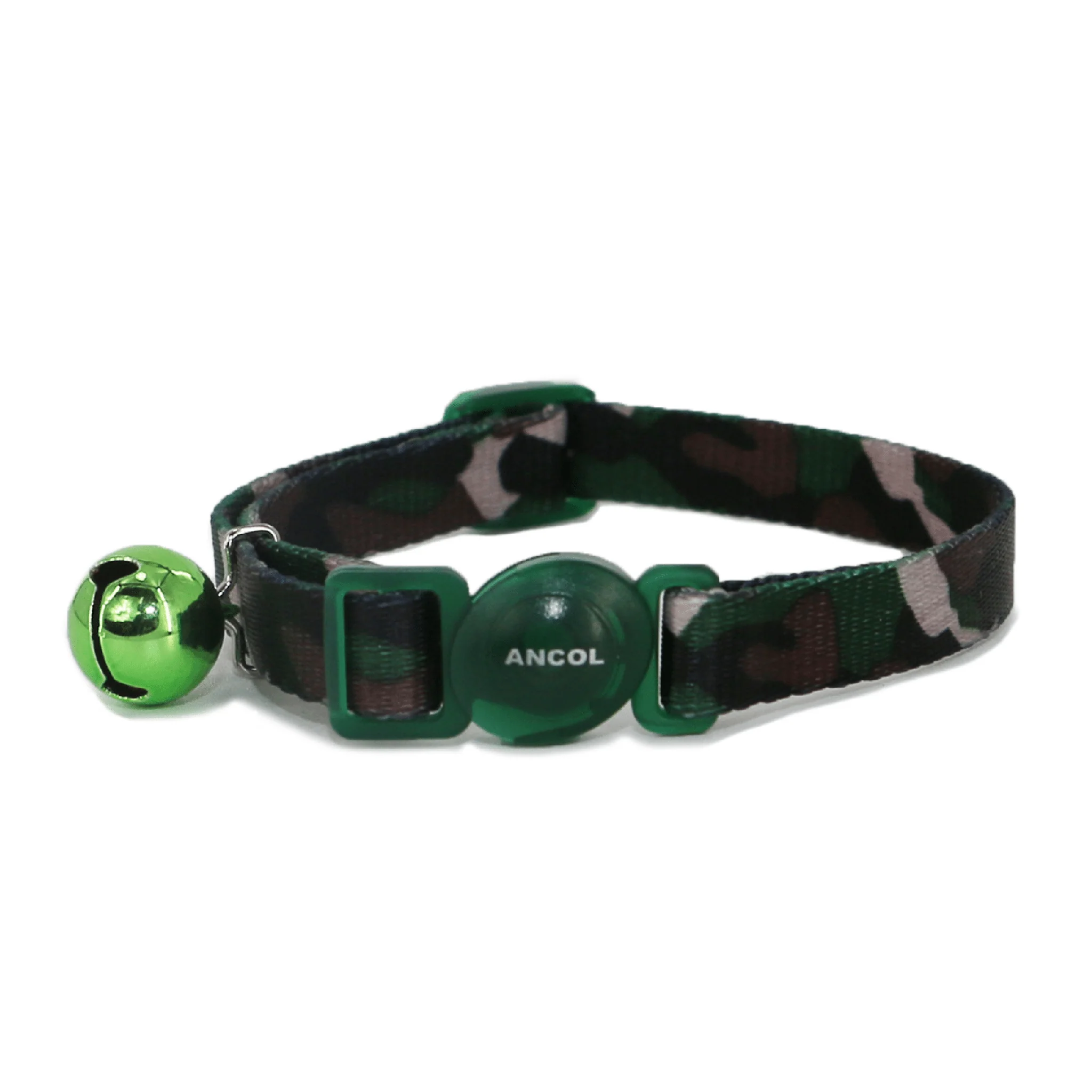 Ancol Camouflage Safety Cat Collar - Green