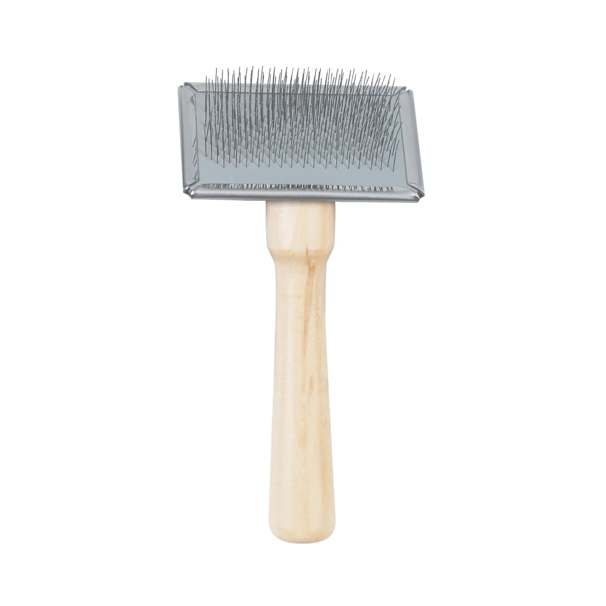 Ancol Wood Handle Slicker Brush for Dogs - Small - Image 2