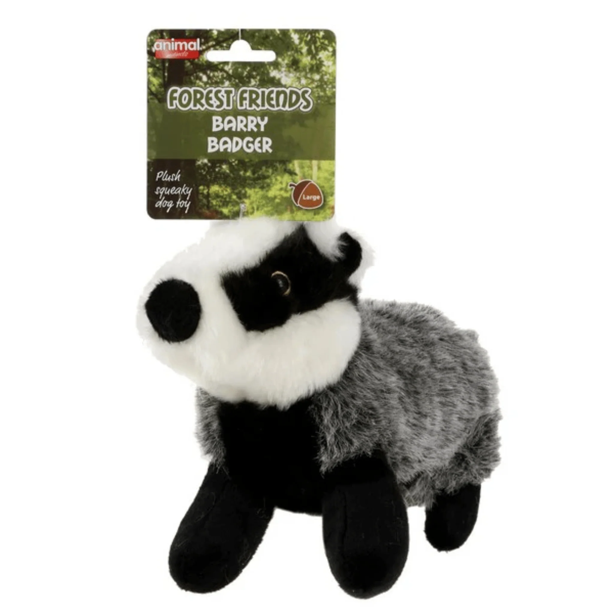 Barry Badger Plush Dog Toy - Image 2