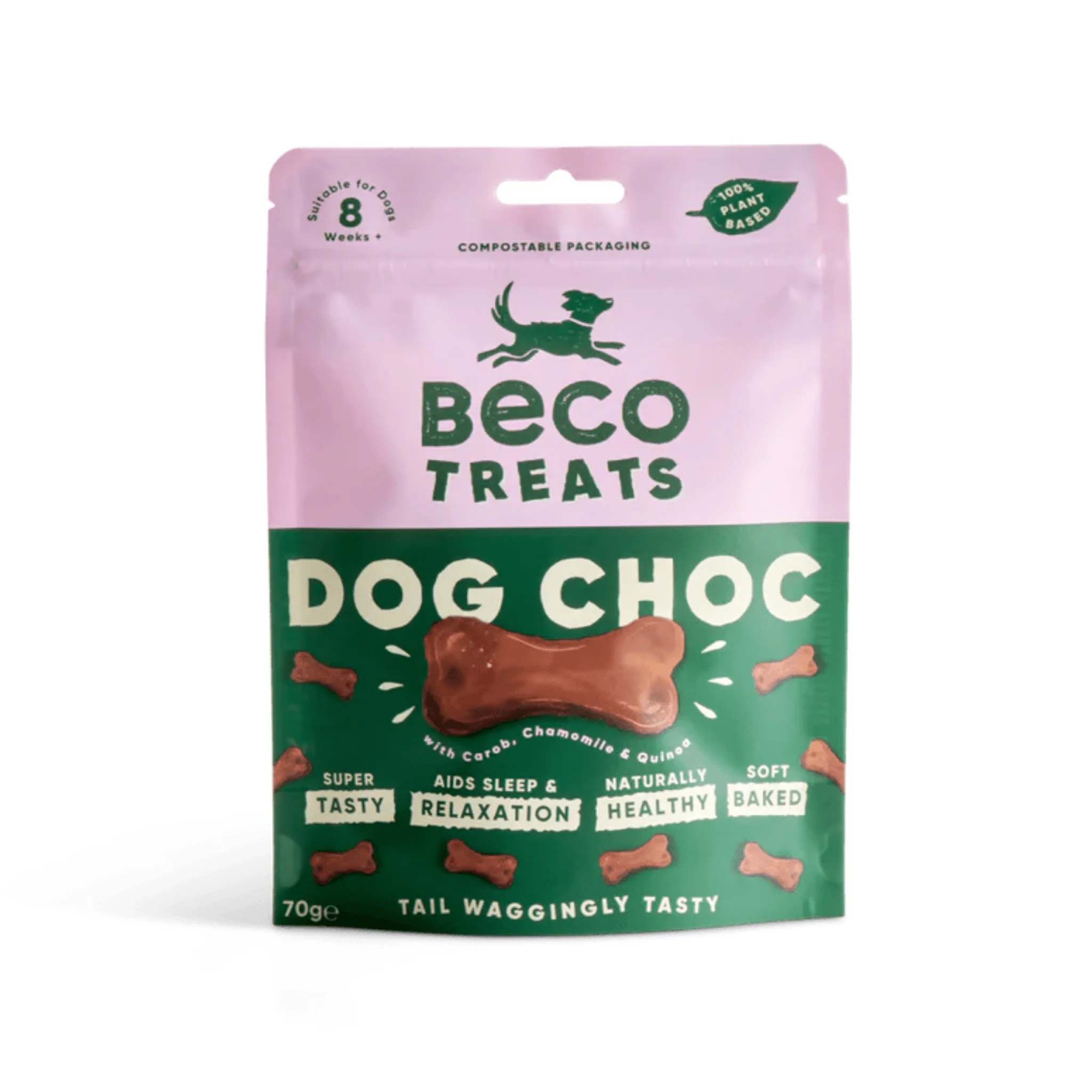 Beco Dog Choc Treats with Chamomile and Quinoa