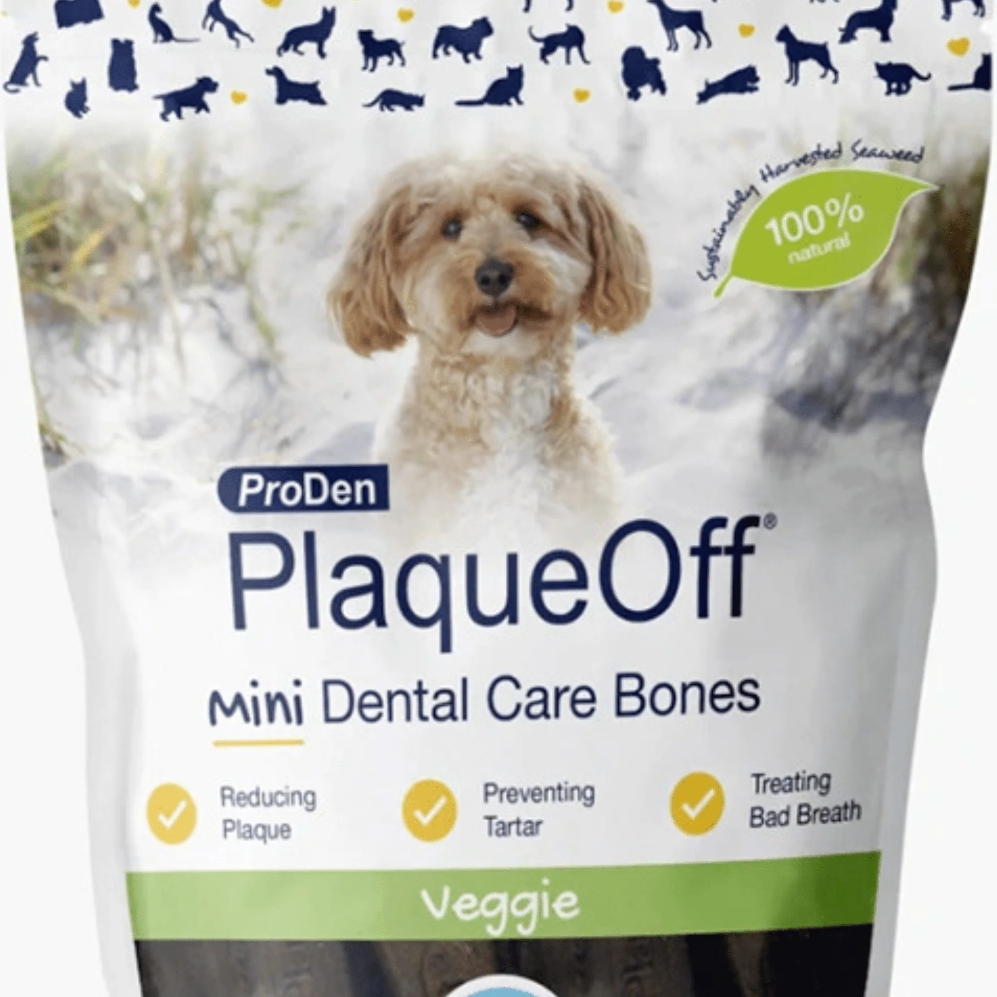 ProDen PlaqueOff® Mini Dental Care Bones – Vegetable Fusion - Image 2