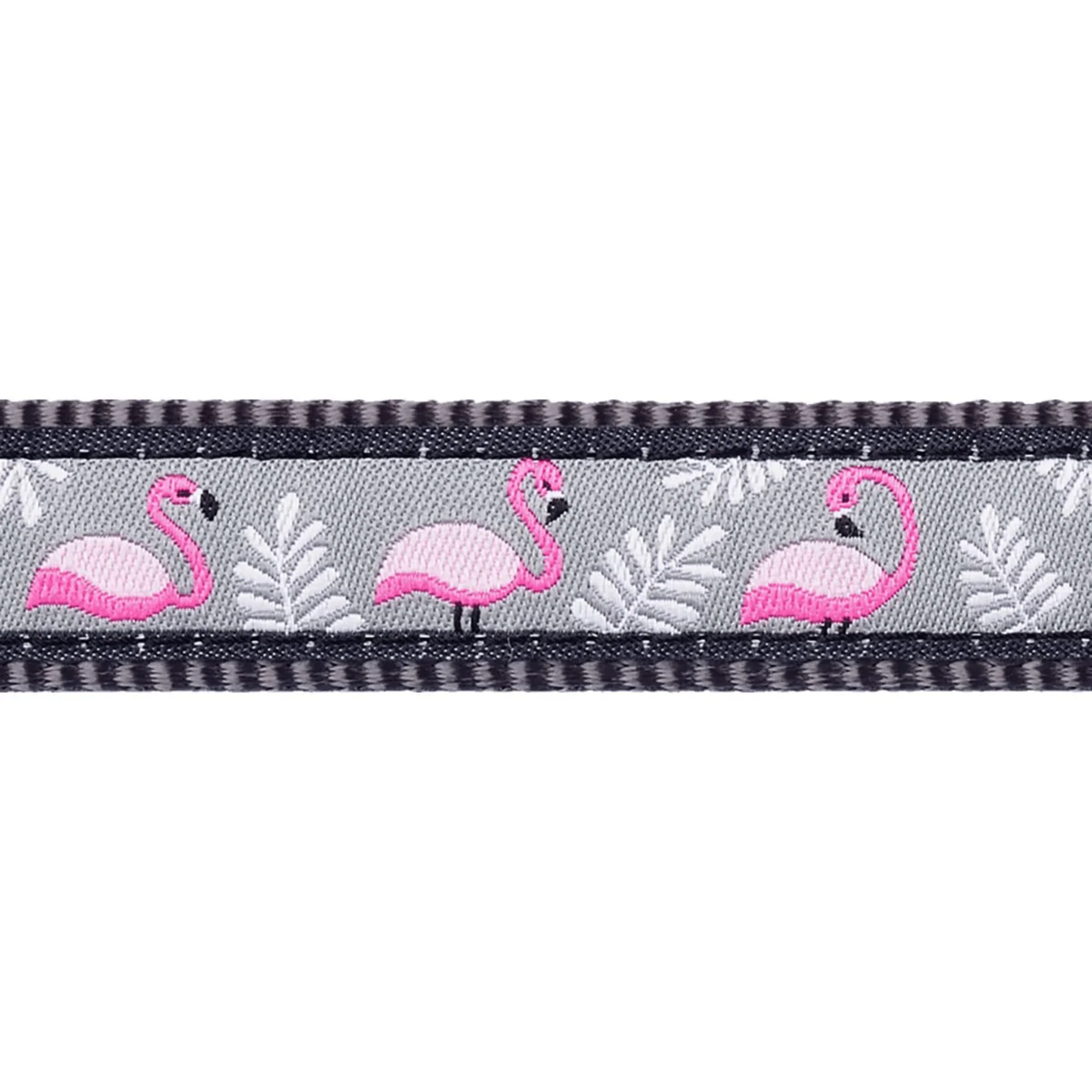 Red Dingo Dog Collar Flamingo Cool Grey - Image 2